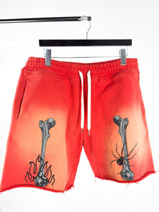 AUTHENTICS BONES SHORTS (RED)