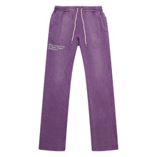 Load image into Gallery viewer, Almost Someday SIGNATURE SUNFADE STACKED JOGGERS 2.0 (sunfade purple)