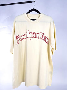 AUTHENTICS ARCH LOGO TEE (CREAM)