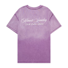 Load image into Gallery viewer, Almost Someday SIGNATURE SUNFADE TEE 2.0 (sunfade purple)