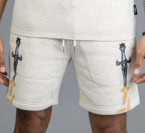 DOCTRINE DAGGER WAVE SHORTS (HEATHER OATMEAL)