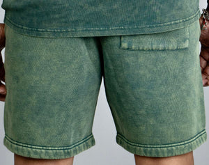 DOCTRINE DAGGER SHORTS (HUNTER GREEN WASH)