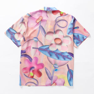 SUGARHILL FLORA BUTTON-UP SHIRT (PINK)