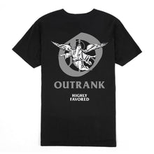 Load image into Gallery viewer, Outrnk Highly Favored T-shirt (Black)