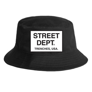 PG APPAREL STREET DEPT Bucket Hat (Black)