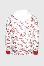 Load image into Gallery viewer, THC Opium Poppy Flower Camo Hoodie (White)