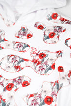 Load image into Gallery viewer, THC Opium Poppy Flower Camo Hoodie (White)