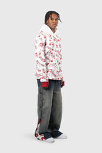 Load image into Gallery viewer, THC Opium Poppy Flower Camo Hoodie (White)