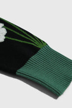 Load image into Gallery viewer, THC Opium Poppy Flower Knit Sweater (Black)