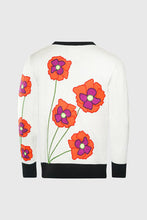 Load image into Gallery viewer, THC Opium Poppy Flower Knit Sweater (Cream)