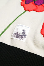 Load image into Gallery viewer, THC Opium Poppy Flower Knit Sweater (Cream)