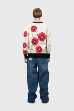 Load image into Gallery viewer, THC Opium Poppy Flower Knit Sweater (Cream)
