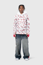 Load image into Gallery viewer, THC Opium Stone Wash Open Crochet Denim Jeans