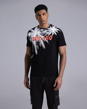 Load image into Gallery viewer, ROBERTO VINO Palm tree T-shirt (BLACK)