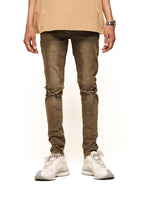 Load image into Gallery viewer, PHEELINGS MENTALLY ELSEWHERE SKINNY DENIM (BROWN)