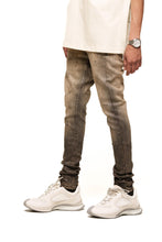 Load image into Gallery viewer, PHEELINGS INNER PEACE SKINNY DENIM (DARK BROWN)