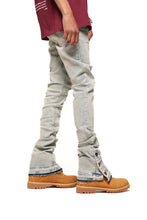 Load image into Gallery viewer, Pheelings EMOTIONALLY DRIVEN FLARE STACK DENIM (LIGHT BLUE)