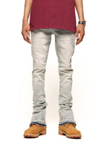 Load image into Gallery viewer, Pheelings EMOTIONALLY DRIVEN FLARE STACK DENIM (LIGHT BLUE)