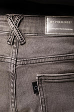 Load image into Gallery viewer, Pheelings RISING ABOVE FLARE STACK DENIM (CHARCOAL GREY)