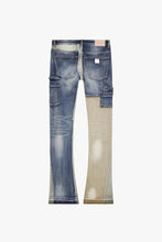 Load image into Gallery viewer, Valabasas CHICAGO CORAL REEF STACKED FLARE JEAN (CORAL REEF)