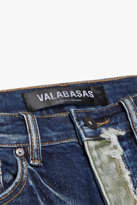 Valabasas CHICAGO CORAL REEF STACKED FLARE JEAN (CORAL REEF)