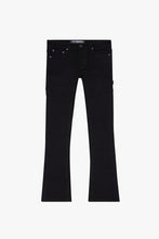 Load image into Gallery viewer, Valabasas TATTERED BLACK STRAIGHT JEAN (Black)