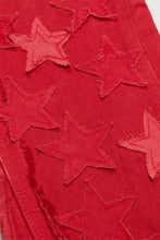 Load image into Gallery viewer, Valabasas V-STARS RED WASH STACKED FLARE JEAN (RED WASHED)