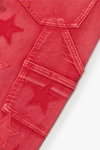 Load image into Gallery viewer, Valabasas V-STARS RED WASH STACKED FLARE JEAN (RED WASHED)