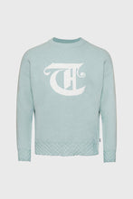 Load image into Gallery viewer, THC Racket Club Knit Crewneck Sweater (Pastel Green)