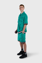 Load image into Gallery viewer, THC Racket Club Terry Cloth Cabana Shirt &amp; Short (River Green)