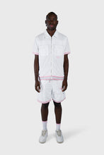 Load image into Gallery viewer, THC Racket Club Terry Cloth Cabana Shirt &amp; Short (White)