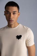 Load image into Gallery viewer, ROBERTO VINO Heart T-shirt (BEIGE)