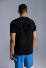 Load image into Gallery viewer, ROBERTO VINO Heart T-shirt (BLACK)