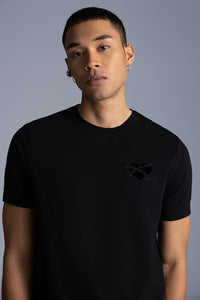 ROBERTO VINO Heart T-shirt (BLACK)