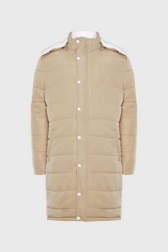 THC Dawn of an Era Reversible Puffer Coat (Cream/White)