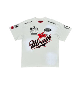 Wrathboy WRATH GOOD LUCK RACING TEE (NATURAL)