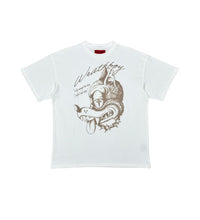 Load image into Gallery viewer, WRATHBOY WOLF HEAD GOTHIC TEE (OFF WHITE)