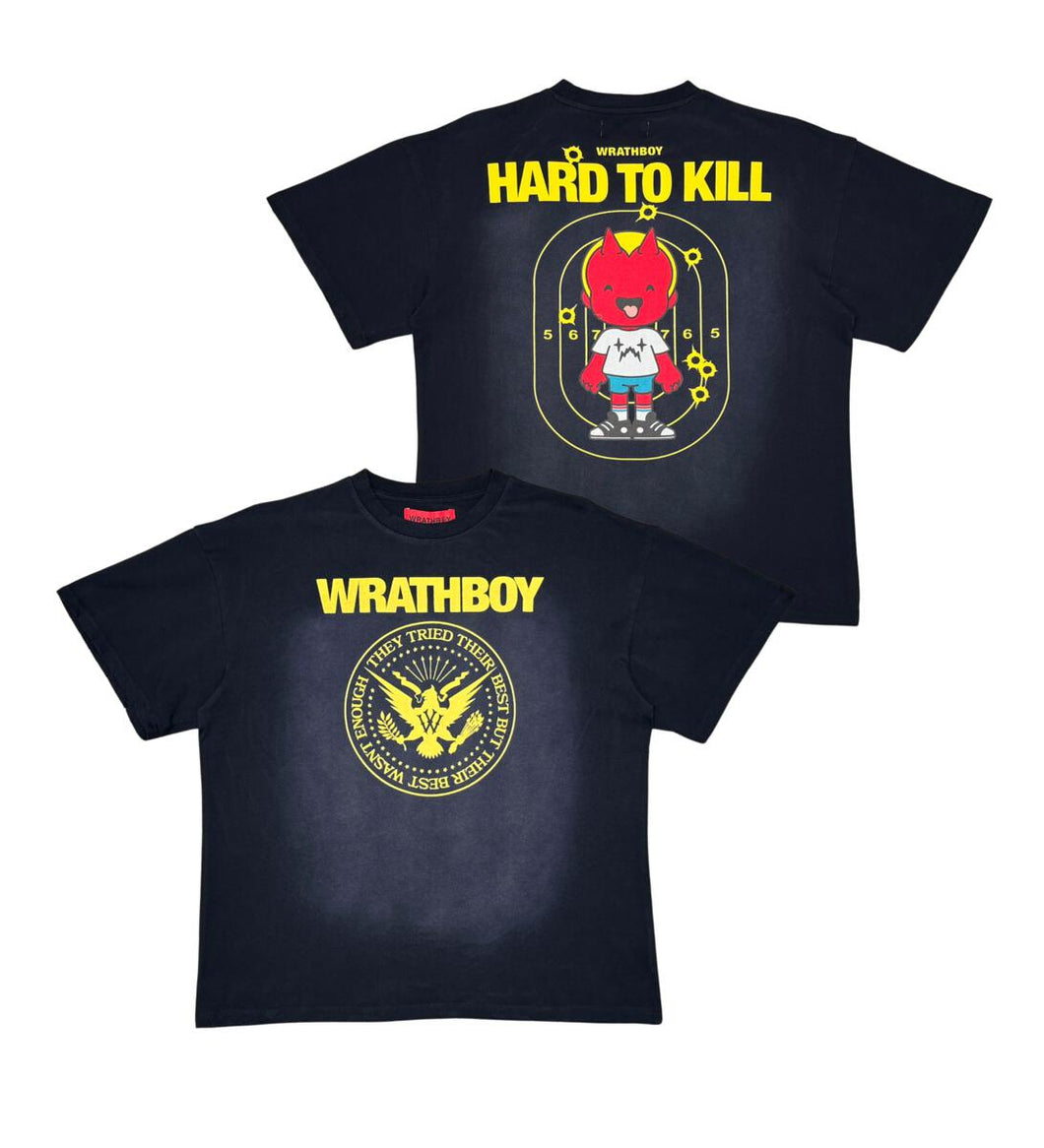 WRATHBOY H2K HARD TO KILL TEE (BLACK)