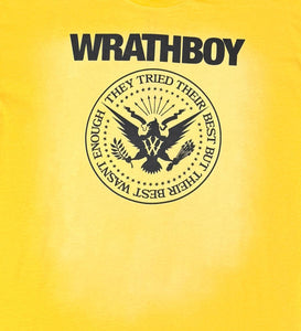 WRATHBOY H2K HARD TO KILL TEE (YELLOW)