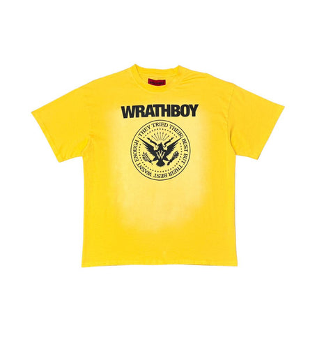 WRATHBOY H2K HARD TO KILL TEE (YELLOW)