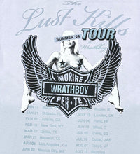 Load image into Gallery viewer, WRATHBOY LUST KILLS TOUR TEE (LT. GREY)