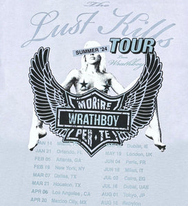 WRATHBOY LUST KILLS TOUR TEE (LT. GREY)