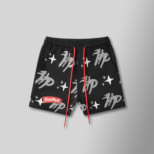 Hyde Park Puff the Magic Pattern Shorts (Black)