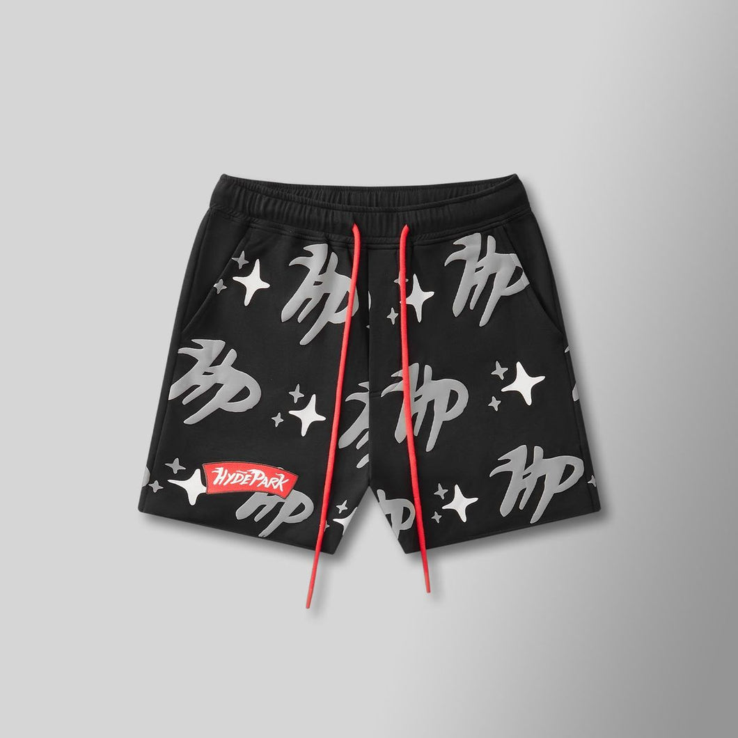 Hyde Park Puff the Magic Pattern Shorts (Black)