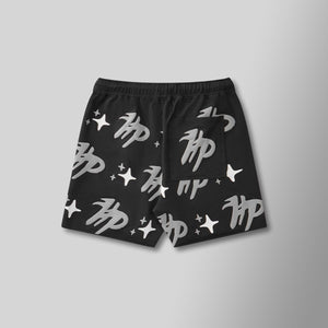 Hyde Park Puff the Magic Pattern Shorts (Black)