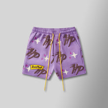 Load image into Gallery viewer, Hyde Park Puff the Magic Pattern Shorts (Purple)