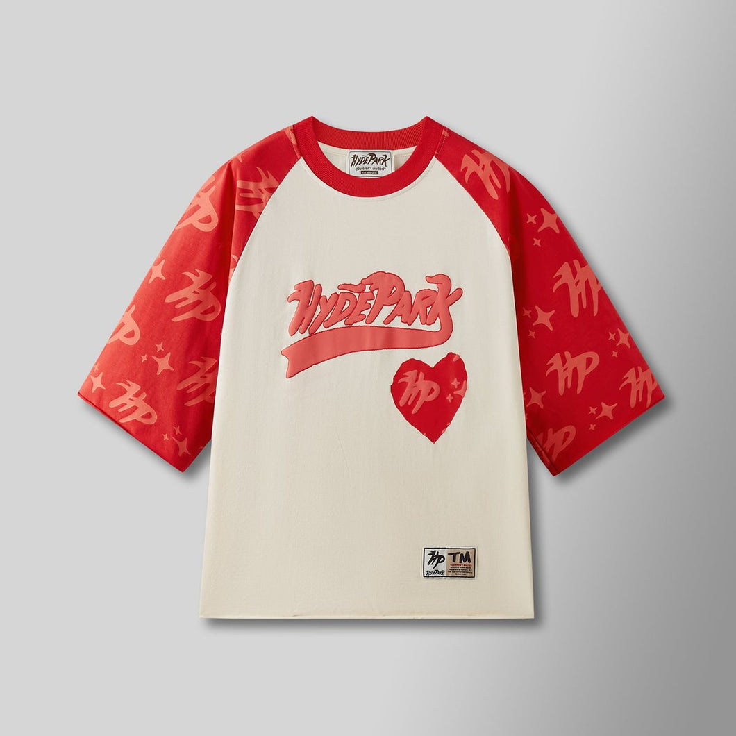 Hyde Park Vintage Raglan (Scrimmage Red)