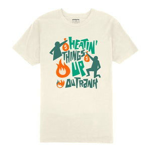 Outrnk Heatin' Things Up T-shirt (Vintage White)