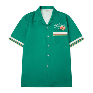 Almost Someday PURGATORY BUTTON UP (green)