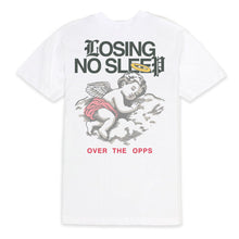 Load image into Gallery viewer, Outrnk Losing Sleep T-shirt (White)